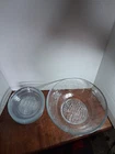 New ListingBlenko glass salad bowls featuring embossed text on the bottom Vintage