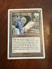 Library of Leng MTG Core Set 4th Edition unplayed, see pics!