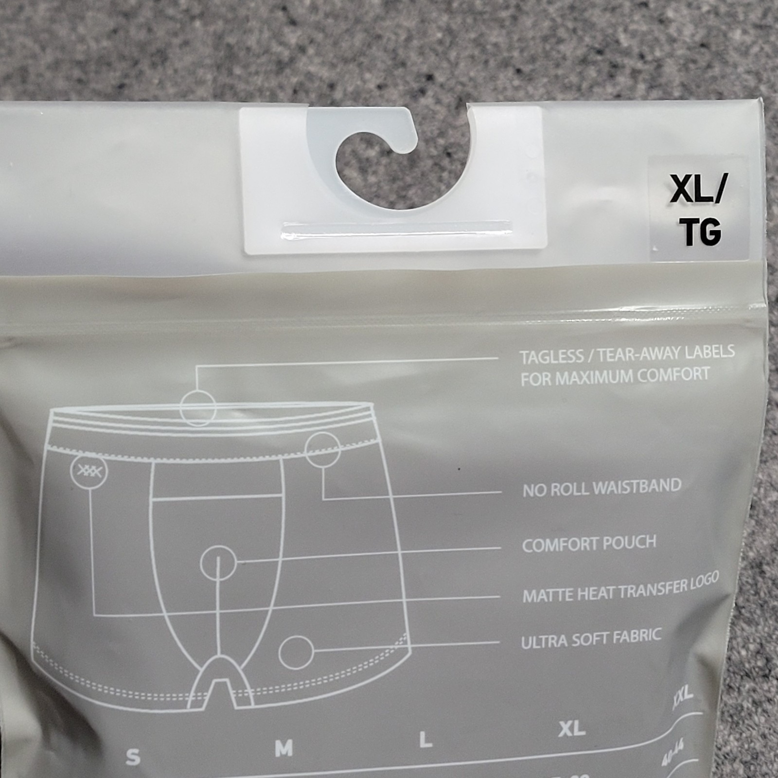 Rhone Essentials Boxer Briefs Mens Extra Large Gray 5" Trunks Underwear Stretch thumbnail 5