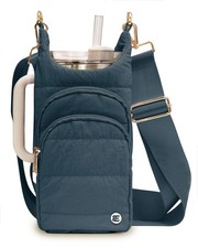 Water Bottle Holder with Strap for 30/32 oz, Crossbody Water Bottle Carrier B...