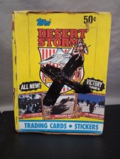 1991 Topps Desert Storm Trading Card Full Box 36 Packs Victory Series Brand New
