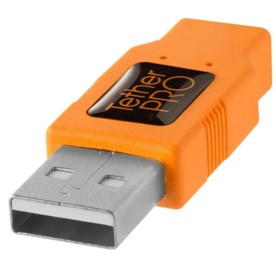 Tether Tools TetherPro 16' USB 2.0 Active Extension Cable, Orange #CU1917 - Image 3 of 4