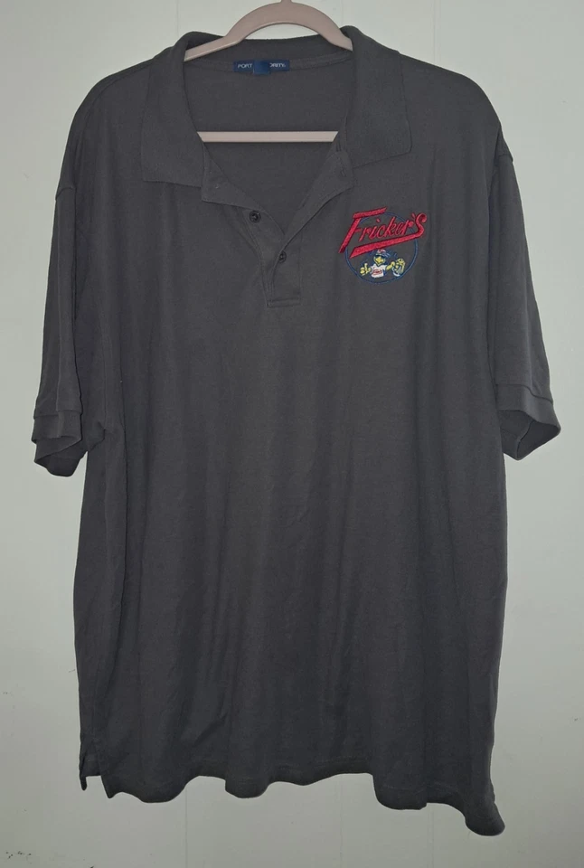Camisa Frickers Adulto 2xl Gris Polo Algodón Mezcla Poli Autoridad Portuaria Sri Lanka  Foto 2 de 4