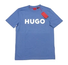 Hugo Boss Red Label Men's Blue Dulivio Logo Crew-Neck Short Sleeve T-Shirt