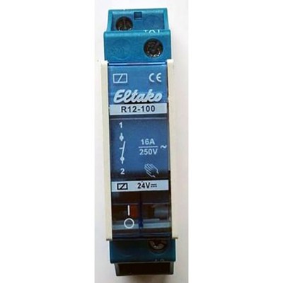 Eltako R12-100-24V DC Schaltrelais Nennspannung: 24 V Schaltstrom (max.): 8 A...
