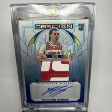 2024 Panini Obsidian Basketball Kyshawn George RC Patch AU No. 213 19/27