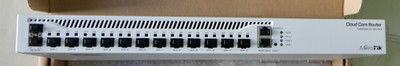 MikroTik CCR2004-1G-12S+2XS Router w/ 12x 10G SFP+ 2x 25G SFP28 2x Gigabit Ports
