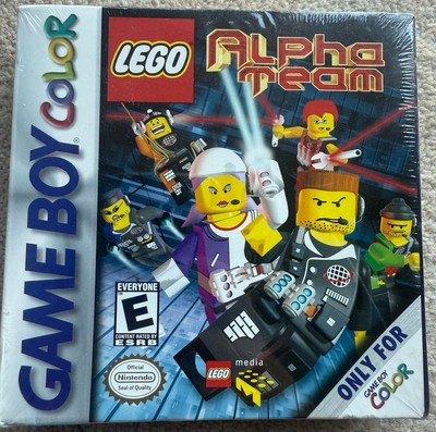 RAR - Factory Sealed (2001) Lego Alpha Team - Gameboy Color Spiel - GBC