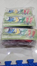 Vintage Adidas socks football 4 white, 4 green, 4 red 12 Pieces