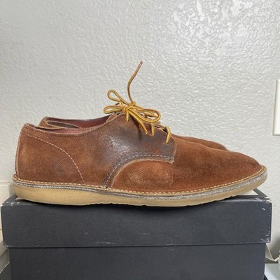 Red Wing Weekender 3306 Brown Suede Leather Lace up Men's 10.5 D Made In USA