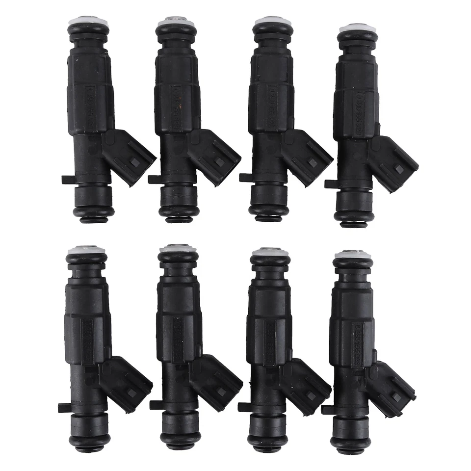NEW 8Pcs Fuel Injectors For Cadillac Eldorado Seville DeVille 4.6L #0280155923 - Image 2 of 4