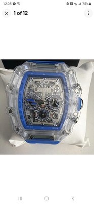 Activa Fury X Invicta Watch Skeleton Dial - 44mm Blue ACW2305-002 NIB Free Ship