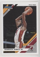 2019-20 Panini Donruss Press Proof Silver 335/349 Derrick Jones Jr #108 1p5