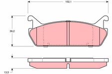 Plaquette de frein Daihatsu APPLAUSE