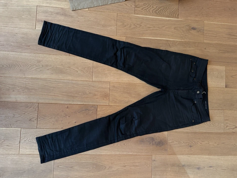 Мужские джинсы из денима с покрытием Saint Laurent размер 32 дюйма - Изображение 3 из 4