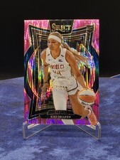 2025 Panini Prizm WNBA #91 Kiki Iriafen Pink Flash Rookie