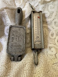 Vintage Lot Palmer Sinker Mold 301 & Hanson Viking Fish Scale #895