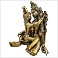 Buddha Shakti Yab-Yum Messing 19cm 3kg Tantra Tantraismus Yab Yum Vajrayana