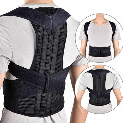 Back Posture Correction Shoulder Corrector Support Brace Belt Therapy Men Women