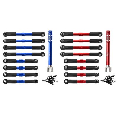 8x RC Toe Links Schubstange Links Hops Up Upgrade stabile Aluminiumlegierung ersetzt