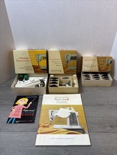 Singer Speciality Sewing  Machine Equipment And Books From The 60 's. READ