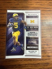 2018 Panini Contenders Draft Picks Jabrill Peppers #45 Michigan Wolverines