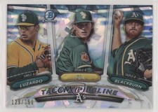 2018 Bowman Talent Pipeline Atomic Refractor 129/150 Paul Blackburn AJ Puk 0c6