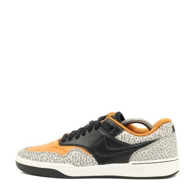 Nike Damen Gato Safari Sneaker Schwarz Orange Grau Leder SB Skateschuh EU 40