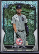 2023 Bowman Chrome #BCP-188 Brandon Mayea