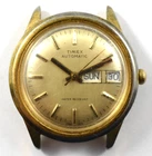Vintage 1979 Timex Automatic Day Date Calendar 37.30mm Wrist Watch Runs lot.wr