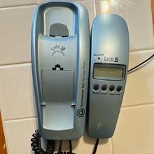 Southwestern Bell Freedom Trimline Corded Phone Caller ID Blue/Gray