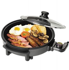 Image of 35410 30cm Multi Function Electric Cooker Pan with Lid/Adjustable Thermostatic