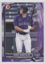 2022 Bowman Prospects Purple Pattern Border 100/199 Robby Martin Jr #BP-43 k0w
