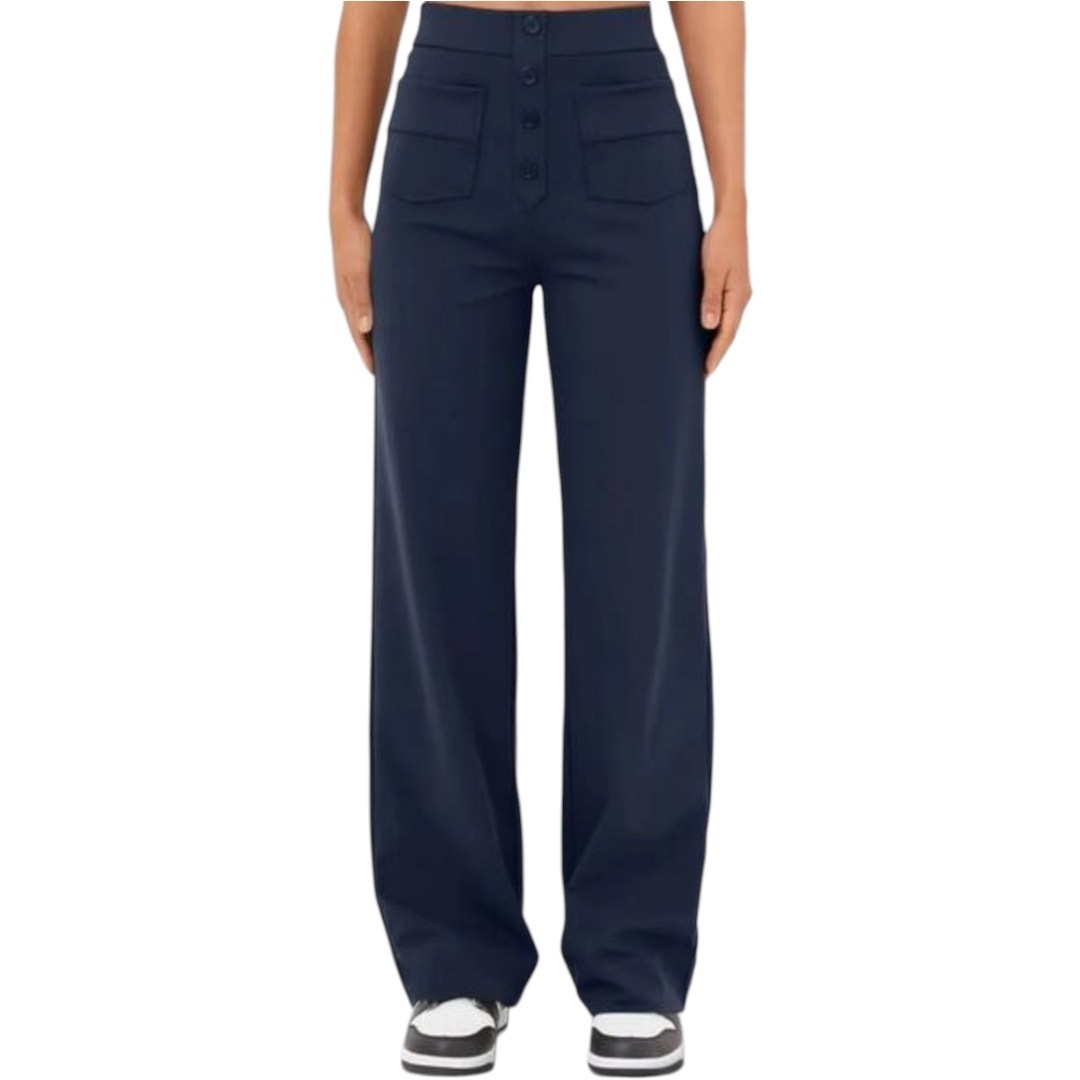 Halara High Waisted Button Multiple Pockets Strai… - image 1