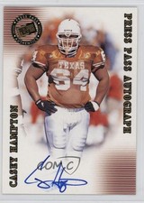2001 Press Pass SE Auto Casey Hampton Auto r3u