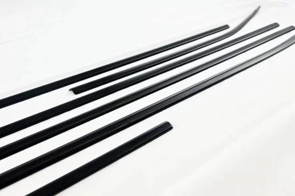 For Toyota Highlander 2020-2024 Trim Illusion Gloss Black Window Trim Set - Image 4 of 4