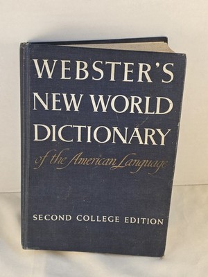 Vintage Webster's New World Dictionary 1970 Second College Edition Homeschool