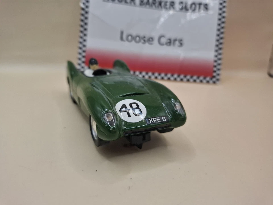Slot Car Scalextric Lotus Mark IX Green Scratch Built Body Chassis 1:32 Racing - Image 3 of 4