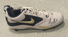 MAX HALL BYU COUGARS AUTOGRAFIADO FIRMADO NIKE AIR ZOOM BOTÍN DE FÚTBOL CERTIFICADO DE AUTENTICIDAD