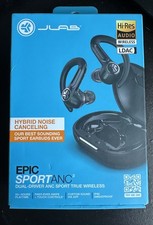 JLAB EPIC SPORTANC  3 DUAL-DRIVER ANC SPORT TRUE WIRELESS EARBUDS