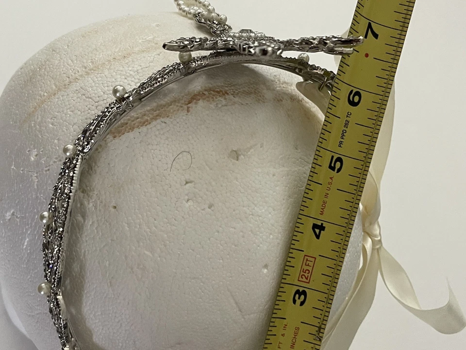 Cocar feminino vintage estilo 1920’s flapper headpiece Great Gatsby - Imagem 3 de 3