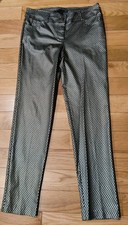 89th  Madison Women's Luxe Stretch Metallic Golden Straight Pants size 6, NWOT