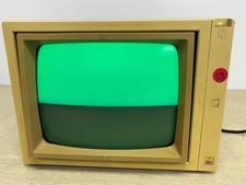 Apple Computer Monitor A2M2010 Green Phosphor 1983 Powers On