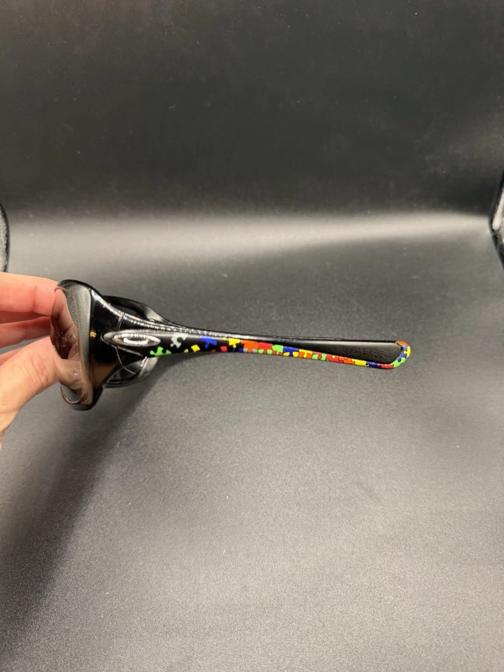 Oakley Necessity TACA Autismo Pulido Negro con Lentes Grises OO9122-07 Foto 3 de 4