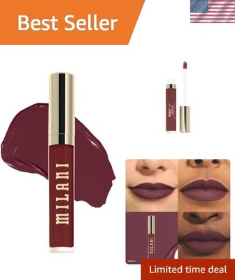 Long Lasting Liquid Lipstick in Go Off - Smooth Matte Finish for All Skin Types