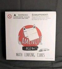 GAMENOTE Math Cubes Manipulatives with Activity Cards - Number Counting Blocks T