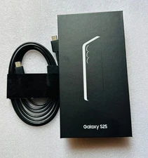 Samsung Galaxy S25 Empty Retail Box – Original Genuine Packaging Case + Cable