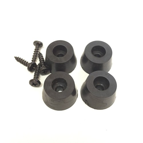 4 Rubber Feet For Amplifier Amp head Speaker Furniture Feet 1/2