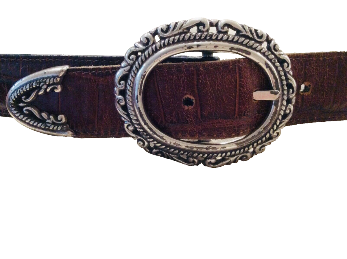 Brighton Brown Black W/silver Reversible Belt small 24-28  display picture 1
