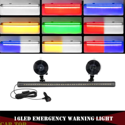 48LED Auto Warnlicht Frontblitzer Stroboskoplicht Blinklicht Warnleuchte 12V-24V - Bild 1 von 4